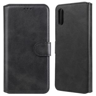 For Xiaomi Redmi 9A Classic Calf Texture PU + TPU Horizontal Flip Leather Case, with Holder & Card Slots & Wallet(Black)