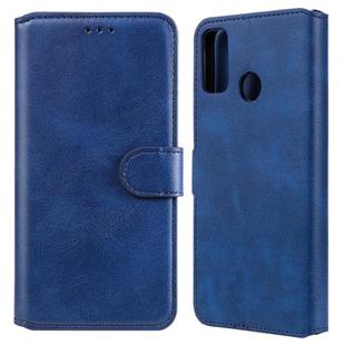 For Huawei Honor 9X Lite Classic Calf Texture PU + TPU Horizontal Flip Leather Case, with Holder & Card Slots & Wallet(Blue)