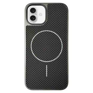 For iPhone 16 Pita Series MagSafe TPU + PC Texture Phone Case(Grey)