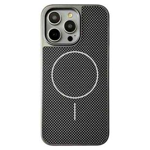 For iPhone 12 Pro Max Pita Series MagSafe TPU + PC Texture Phone Case(Grey)