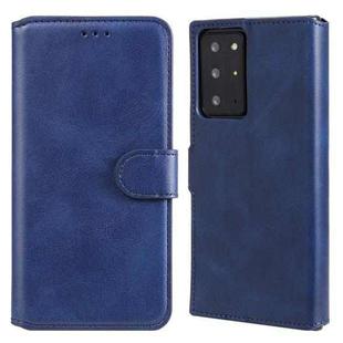 For Samsung Galaxy Note 20 Ultra Classic Calf Texture PU + TPU Horizontal Flip Leather Case, with Holder & Card Slots & Wallet(Blue)