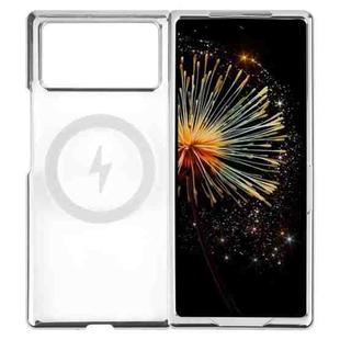 For Xiaomi Mix Fold 3 6D Glossy Electroplated PC MagSafe Phone Case(Galaxy Silver)