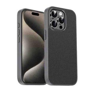 For iPhone 15 Pro Pita Series TPU + PC Texture Phone Case(Grey)