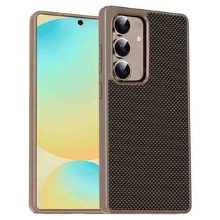 For Samsung Galaxy S24 FE 5G Pita Series TPU + PC Texture Phone Case(Gold)