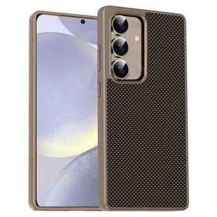 For Samsung Galaxy S24+ 5G Pita Series TPU + PC Texture Phone Case(Gold)