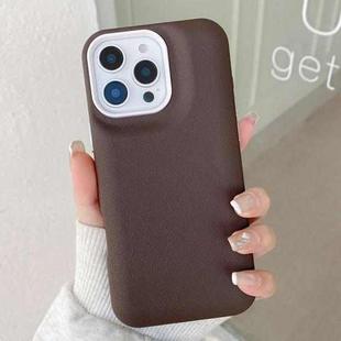 For iPhone 12 Pro Leather Texture Phone Case(Coffee)