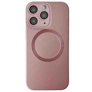 For iPhone 11 Pro Metallic Paint CD Texture MagSafe TPU Phone Case(Pink)