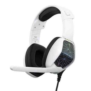 KOTION EACH G6000 On-Ear Gaming Headset with Mic, Length: About 2.1m(Black White)