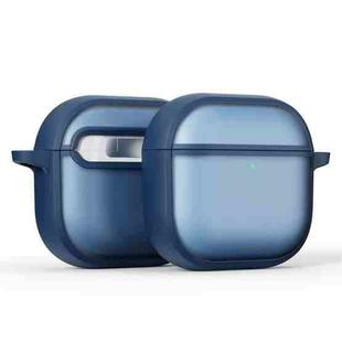 For AirPods 4 Skin Feel Series TPU Hybrid PC Case(Blue)