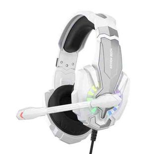 KOTION EACH G9000 Plus On-Ear Gaming Headset with Mic, Length: About 2.1m(Black White)