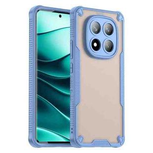 For Redmi Note 14 Pro+ 5G Armor Glaze PC Hybrid TPU Phone Case(Blue)