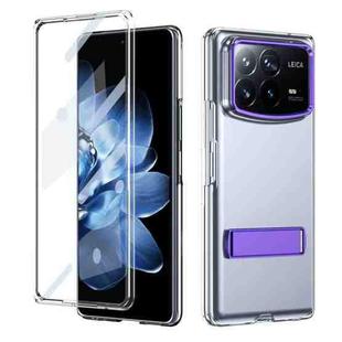 For Xiaomi Mix Fold 4 Ice-Cold Holder PC Hybrid TPU Phone Case(Purple)