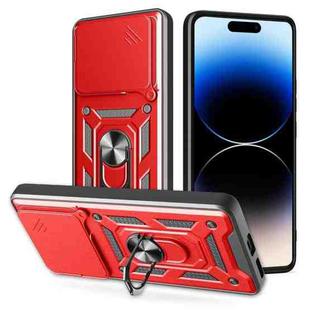 For Nothing Phone 2a Sliding Camera Cover Design TPU+PC Phone Case(Red)