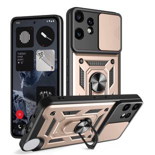 For Nothing CMF Phone 2 Pro Sliding Camera Cover Design TPU+PC Phone Case(Gold)