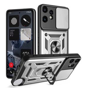 For Nothing CMF Phone 2 Pro Sliding Camera Cover Design TPU+PC Phone Case(Silver)