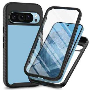 For Google Pixel 9 / 9 Pro Starry Sky Solid Color Series PC + TPU Phone Case with PET Film(Black)