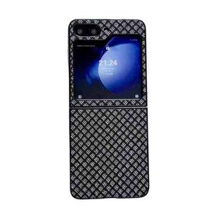 For Samsung Galaxy Z Flip6 5G Sparkling Diamond Rhombus PC Phone Case(Black)