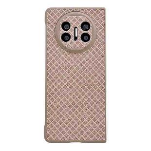 For Huawei Mate X3 / X5 Sparkling Diamond Rhombus PC Phone Case(Gold)