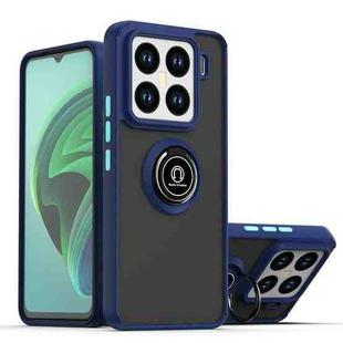 For Xiaomi 15 Pro Q Shadow 1 Series TPU Hybrid PC Phone Case with Ring(Royal Blue)