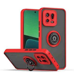 For Xiaomi 13 Q Shadow 1 Series TPU + PC Phone Case with Ring(Red)