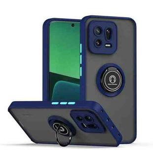 For Xiaomi 13 Q Shadow 1 Series TPU + PC Phone Case with Ring(Royal Blue)
