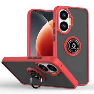 For Xiaomi Poco F7 Q Shadow 1 Series TPU + PC Phone Case with Ring(Red)