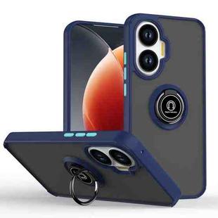For Xiaomi Poco F7 Q Shadow 1 Series TPU + PC Phone Case with Ring(Royal Blue)