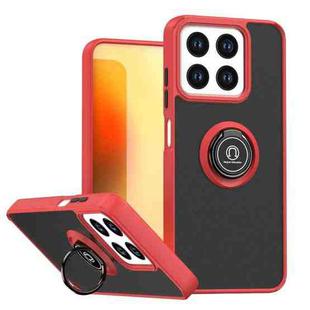 For ZTE Blade A35 / A55 Q Shadow 1 Series TPU + PC Phone Case with Ring(Red)