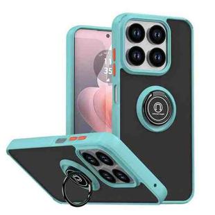 For ZTE Blade V70 / nubia V70 Q Shadow 1 Series TPU + PC Phone Case with Ring(Sky Blue)