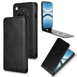 For OPPO Find X8 Pro Magnetic Vertical Flip Leather Phone Case(Black)