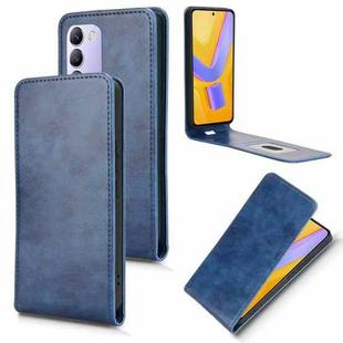 For vivo V40 SE 5G / Y100 5G IDN Magnetic Vertical Flip Leather Phone Case(Blue)