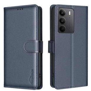 For Realme C75 4G Litchi Texture RFID Anti-theft Leather Phone Case(Blue)