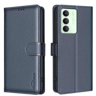 For Realme 14x 5G Litchi Texture RFID Anti-theft Leather Phone Case(Blue)