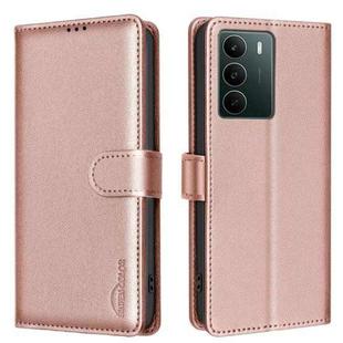 For Realme C71 4G Global Litchi Texture RFID Anti-theft Leather Phone Case(Gold)