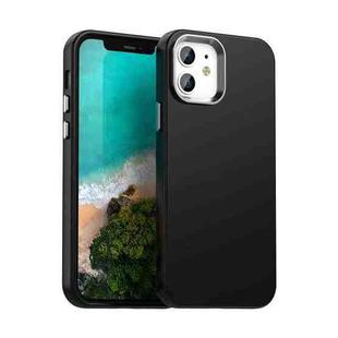 For iPhone 12 Colorful Series Shockproof Phone Case(Black)