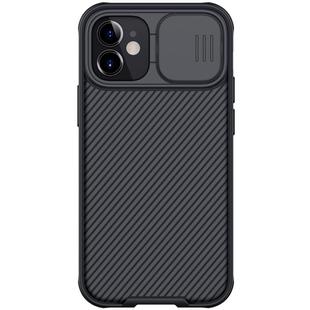 For iPhone 12 mini NILLKIN Black Mirror Pro Series Camshield Full Coverage Dust-proof Scratch Resistant Phone Case(Black)