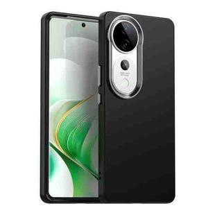 For vivo V40 Colorful Series Shockproof Phone Case(Black)