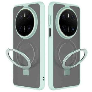 For Huawei Mate 70 Round Holder Phone Case(Green)