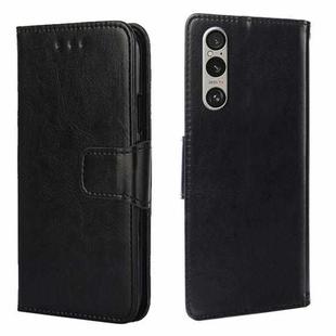 For Sony Xperia 1 VI Crystal Texture Leather Phone Case(Black)