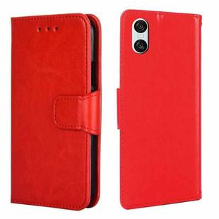 For Sony Xperia 10 VI Crystal Texture Leather Phone Case(Red)