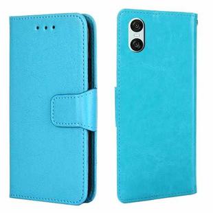 For Sony Xperia 10 VI Crystal Texture Leather Phone Case(Sky Blue)