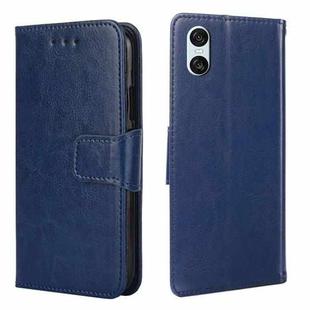 For Sony Xperia 10 VI Crystal Texture Leather Phone Case(Royal Blue)