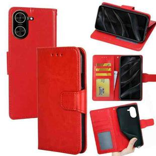 For Redmi A5 4G 171.7mm Crystal Texture Leather Phone Case(Red)