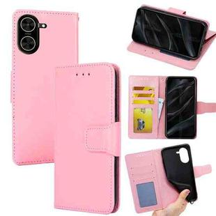 For Redmi A5 4G 171.7mm Crystal Texture Leather Phone Case(Pink)