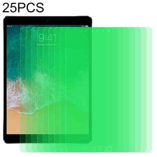 For iPad Pro 10.5 inch 25 PCS 9H 2.5D Eye Protection Green Light Explosion-proof Tempered Glass Film