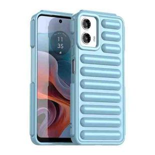 For Motorola Moto G34 5G / G45 5G Capsule Series Candy Color IMD Phone Case(Blue)