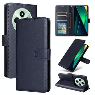 For Xiaomi Poco C75 4G 3-Card Slots Multifunctional Leather Phone Case(Navy Blue)