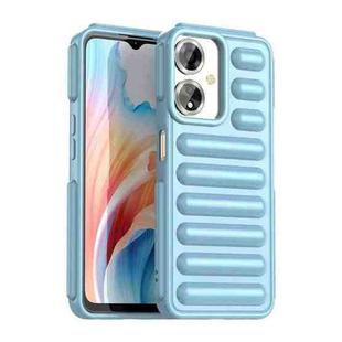 For OPPO A59 Capsule Series Candy Color IMD Phone Case(Blue)