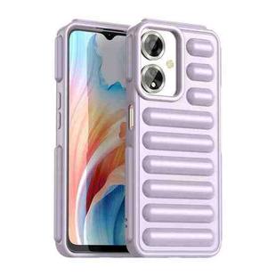 For OPPO A59 Capsule Series Candy Color IMD Phone Case(Purple)