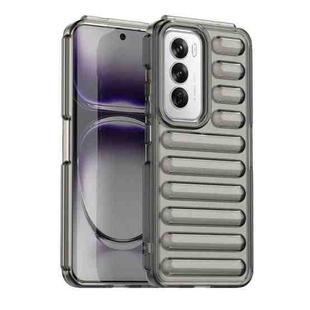 For OPPO Reno12 Global Capsule Series Candy Color IMD Phone Case(Transparent Grey)